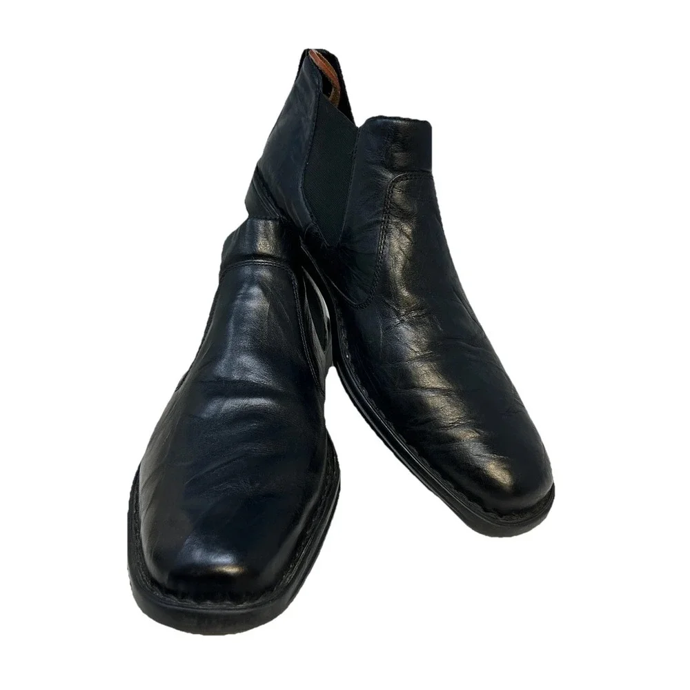 Josef Seibel‎ European Comfort Pull-On Boots Leather Black EU 45 US 11-11.5